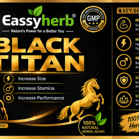 Black Titan Herbal Capsules for Men | Natural Strength & Stamina Energy Booster (60 Capsules) - Image 4