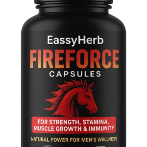 Eassyherb Fire Force Capsules for Men | Natural Strength, Stamina & Muscle Growth (60 Capsules) - Image 2