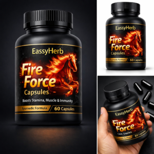 Eassyherb Fire Force Capsules for Men | Natural Strength, Stamina & Muscle Growth (60 Capsules) - Image 4