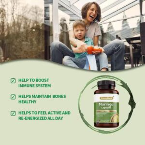 Eassyherb Moringa Extract Capsules | Natural Antioxidants & Immune System Booster (60 Veg Capsules) - Image 3
