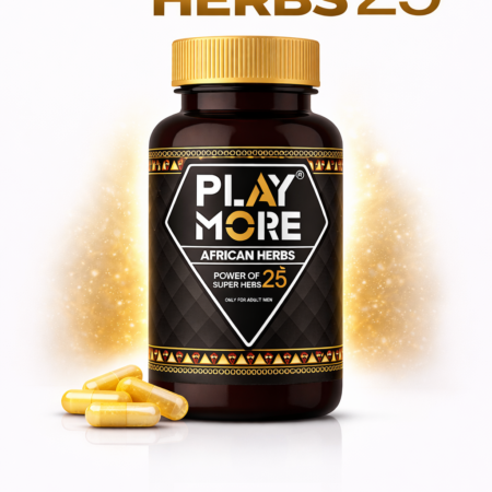 Play More African Super Herbs Formula for Men | 25 Natural & Potent Herbs Capsule - Image 5